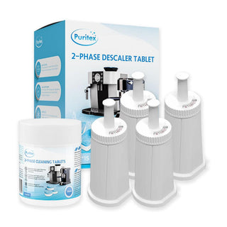 Sage 2-Phasen Komplettes Pflegepaket Klein - Wasserfilter, Reinigung & Entkalkungstabletten