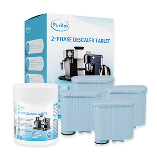 Philips 2-Phasen Komplettes Pflegepaket Klein - Wasserfilter, Reinigung & Entkalkungstabletten