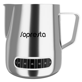 Sopresta Milchkanne mit Temperaturmesser (600 ml)
