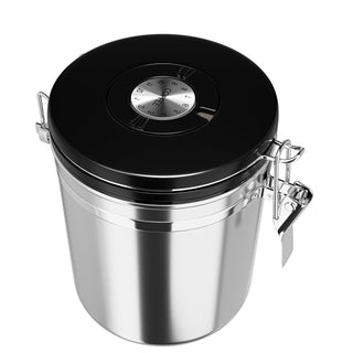 Sopresta Kaffeebehälter aus Stahl mit Ventil