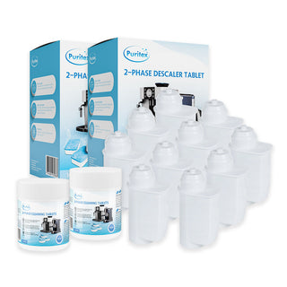 Siemens 2-Phasen Komplettes Pflegepaket Groß - Wasserfilter, Reinigung & Entkalkungstabletten