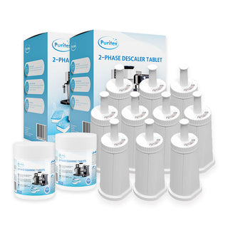 Sage 2-Phasen Komplettes Pflegepaket Groß - Wasserfilter, Reinigung & Entkalkungstabletten