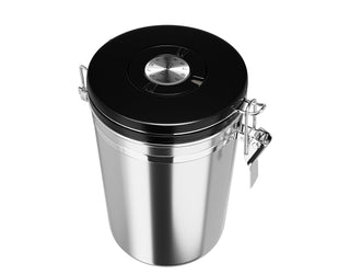 Sopresta Kaffeebehälter aus Stahl mit Ventil