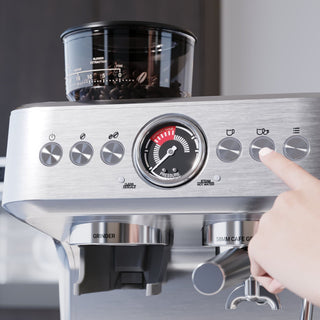 AIVIQ Aspire Brew – Espressomaschine mit Kaffeemühle – AME-361S