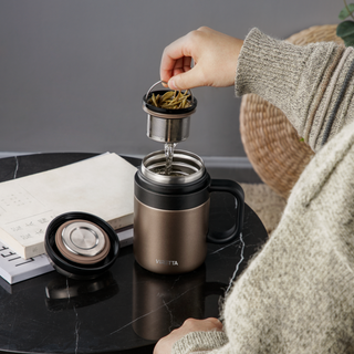 Viretta Premium Kaffee- & Teethermok für Reisen