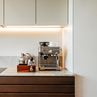 Sopresta Premium 54mm Kaffefordeler med Valnød (Passer til Sage Barista serien)