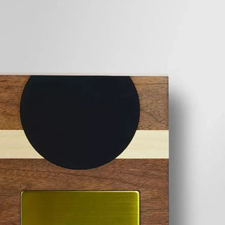 Sopresta Premium Tampermåtte i Valnød & Birk tæt på fra toppen