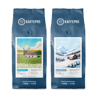 Kaffepro Signature Geschmackspaket – 1 kg Morning Bloom & 1 kg Arctic Shine