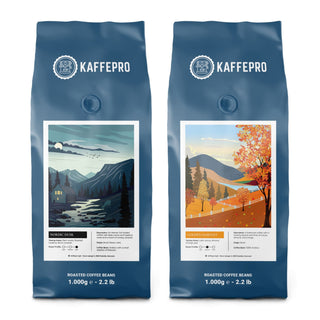 Kaffepro Signature Geschmacksset – 1 kg Nordic Dawn & 1 kg Golden Harvest