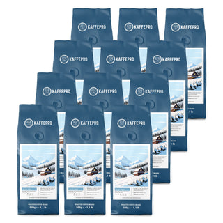 Kaffepro Arctic Shine – Kaffepaket: 12 x 500 g Kaffeebohnen