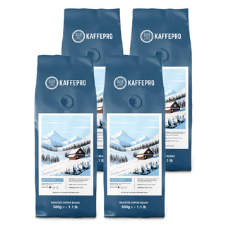 Kaffepro Arctic Shine – Kaffepaket: 4 x 500 g Kaffeebohnen