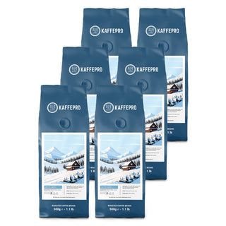 Kaffepro Arctic Shine – Kaffepaket: 6 x 500 g Kaffeebohnen