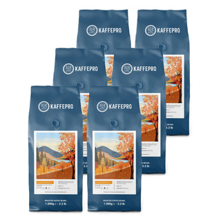 Kaffepro Golden Harvest – Kaffe-Paket: 6 x 1 kg Kaffeebohnen