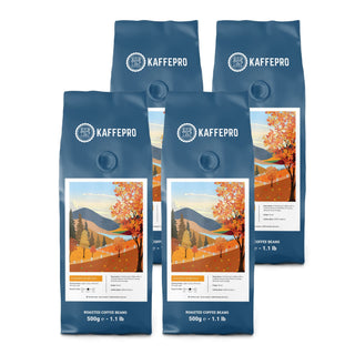 Kaffepro Golden Harvest – Kaffe-Paket: 4 x 500 g Kaffeebohnen