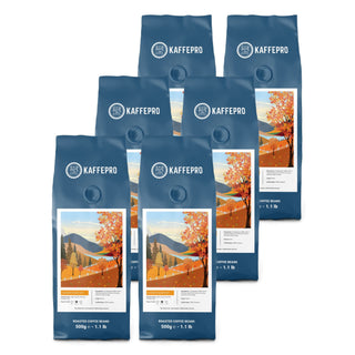 Kaffepro Golden Harvest – Kaffe-Paket: 6 x 500 g Kaffeebohnen