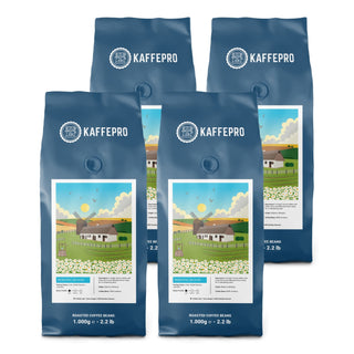 Kaffepro Morning Bloom – Kaffe-Paket: 4 x 1 kg Kaffeebohnen