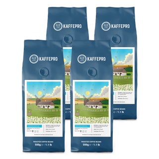 Kaffepro Morning Bloom – Kaffe-Paket: 4 x 500 g Kaffeebohnen