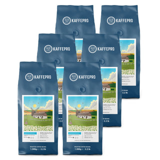 Kaffepro Morning Bloom – Kaffe-Paket: 6 x 1 kg Kaffeebohnen