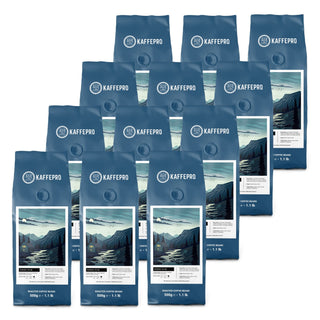 Kaffepro Nordic Dawn – Kaffe-Paket: 12 x 500 g Kaffeebohnen