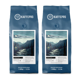 Kaffepro Nordic Dawn – Kaffe-Paket: 2 x 1 kg Kaffeebohnen
