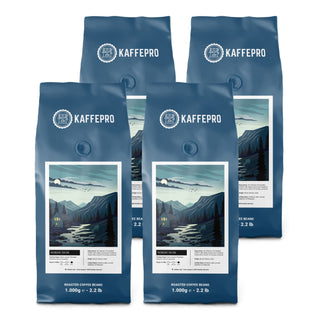 Kaffepro Nordic Dawn – Kaffe-Paket: 4 x 1 kg Kaffeebohnen