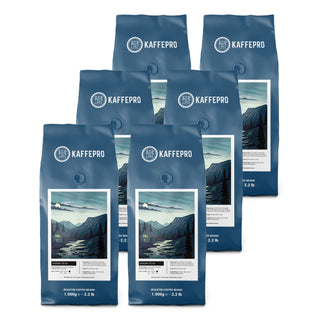 Kaffepro Nordic Dawn – Kaffe-Paket: 6 x 1 kg Kaffeebohnen