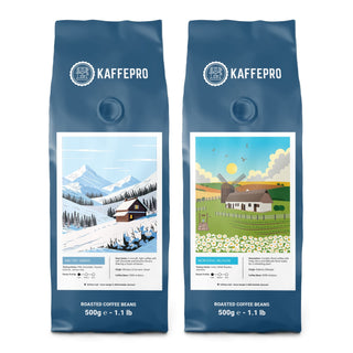 Kaffepro Signature Geschmackspaket – 500g Morning Bloom & 500g Arctic Shine