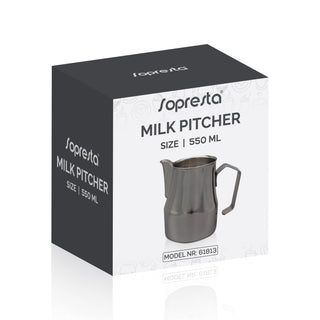 Sopresta Mælkekande i Rustfrit stål indpakket i kasse