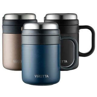 Viretta Premium Kaffee- & Teethermok für Reisen