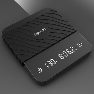 Sopresta Premium Kaffe/Espresso Vægt SCS-001 i mørk baggrund