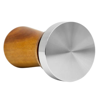  fraSopresta 54mm Kalibreret Tamper med Valnød håndtag (Passer til Sage Barista serien) fra bunden