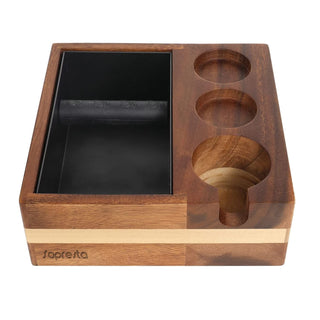 Sopresta Premium 58mm Alt-i-en Knock box og Tamping Station