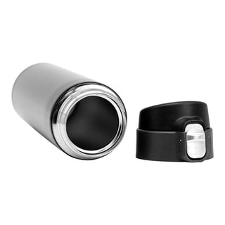 Sopresta Dobbeltvægget Termoflaske i Rustfrit stål - 450 ml med låg skruet op