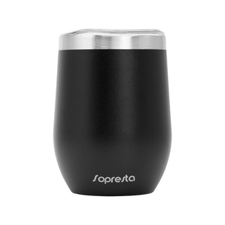Sopresta Dobbeltvægget Termokrus i Stål 350 ml i sort