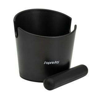 Sopresta Knock box i Kraftig Plast med håndtag taget af