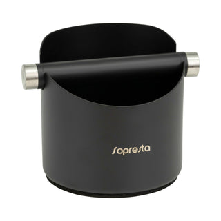 Sopresta Knockbox i Sort Rustfrit Stål