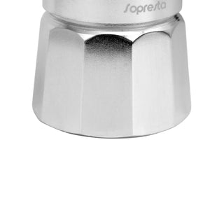 Sopresta Moka Pot Espresso Kanne aus Aluminium