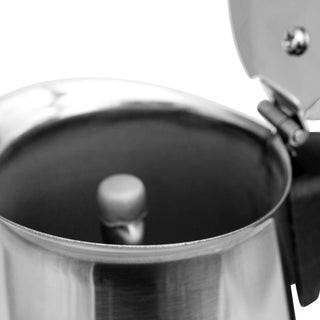 Sopresta Moka Pot Espresso Kanne aus Stahl