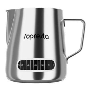 Sopresta Milchkanne mit Temperaturmesser (600 ml)