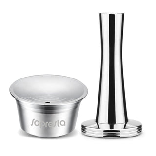 Sopresta Genanvendelig Kaffekapsel i Stål til Dolce Gusto