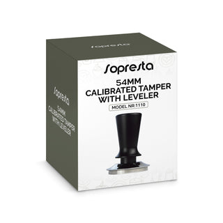Sopresta 54mm Kalibreret Tamper Med Leveler (passer Til Sage Barista Serien)
